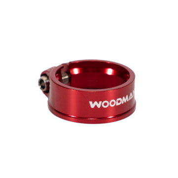 Red seatpost clamp